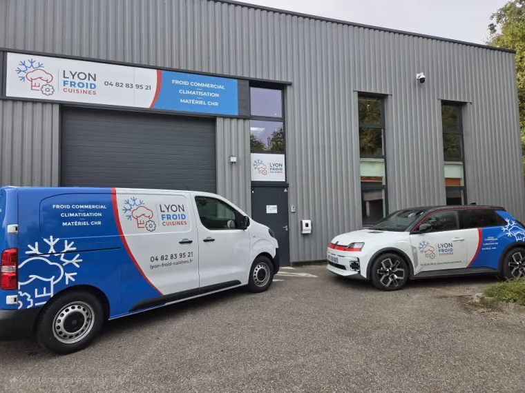Lyon Froid Cuisines se dote d’une nouvelle flotte de véhicules, Brignais, LYON FROID CUISINES